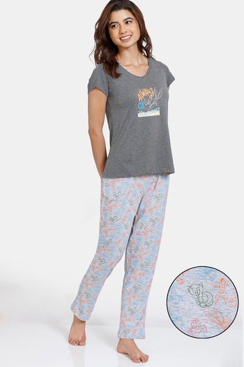 Grey pyjamas womens new arrivals